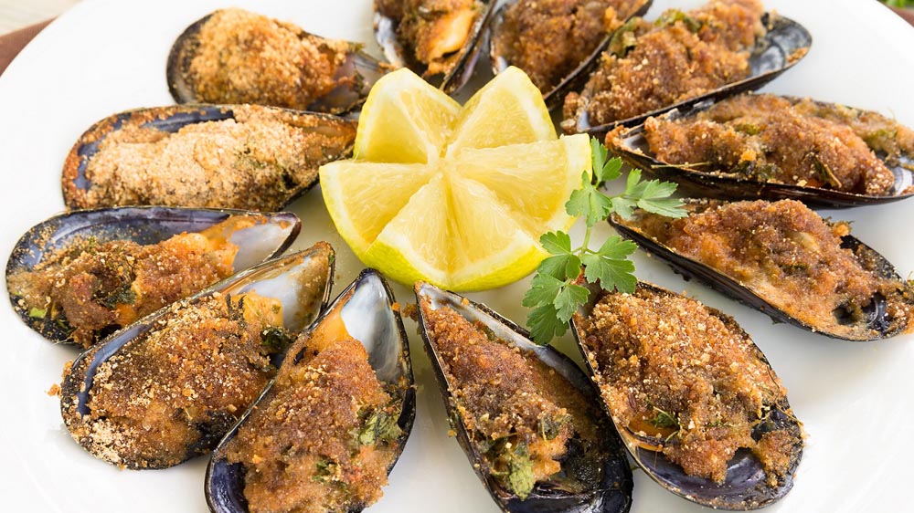 Cozze gratinate