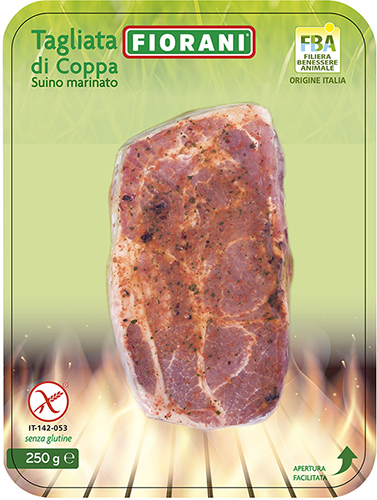 Tagliata di Coppa Marinata - 250g Fiorani