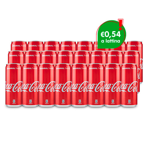Coca Cola - 24 lattine 33cl