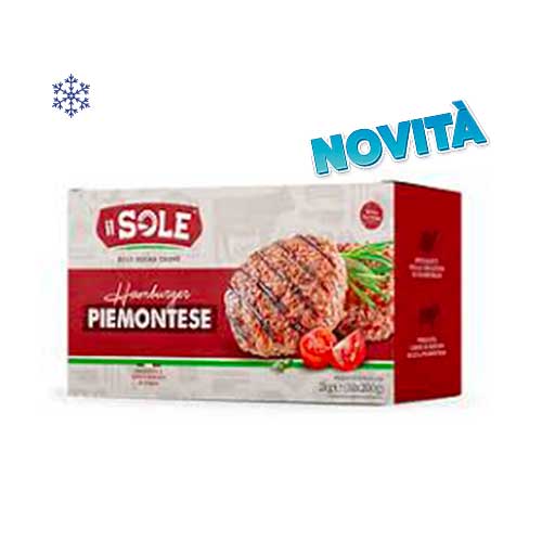 Hamburger piemontese 150gx2 - Il Sole