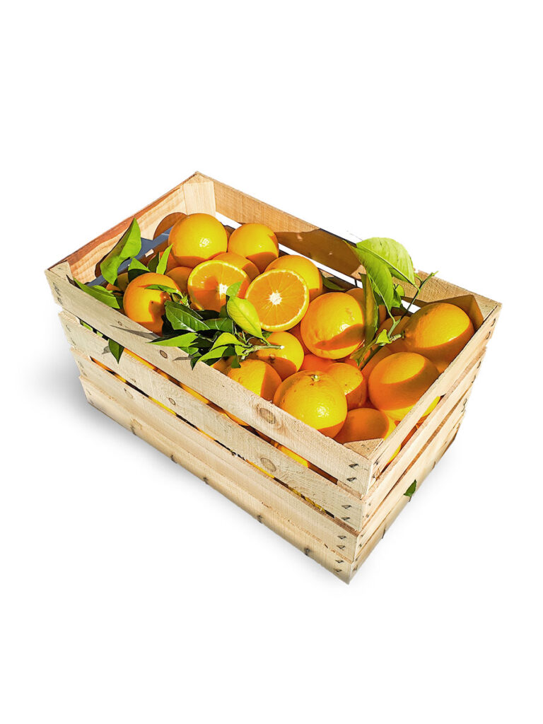 Arance Navel Foglia A cassa