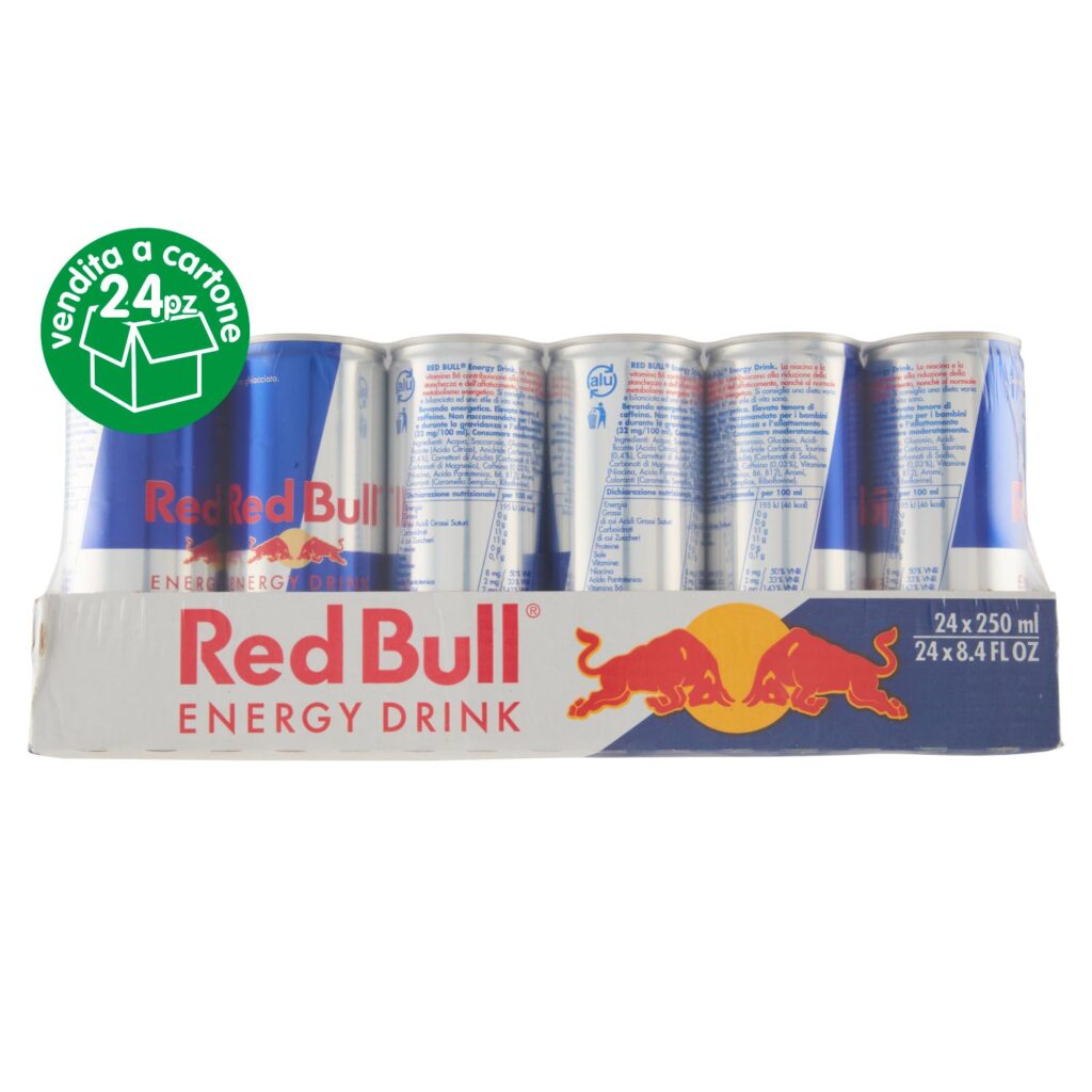 24 lattine RedBull 250mlx24