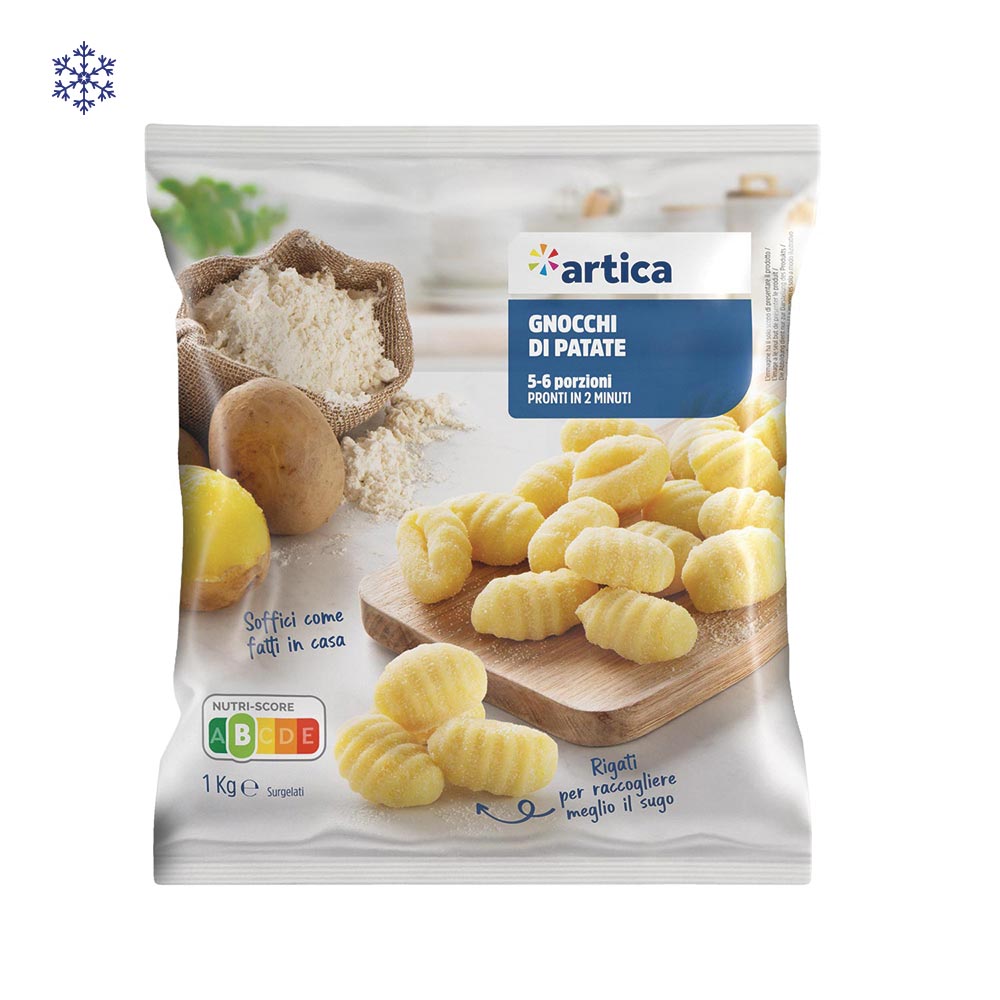 Gnocchi di Patate 1kg Artica