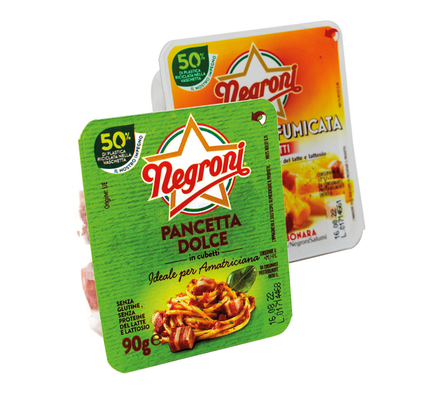 Pancetta a cubetti affumicata e dolce 90g Negroni