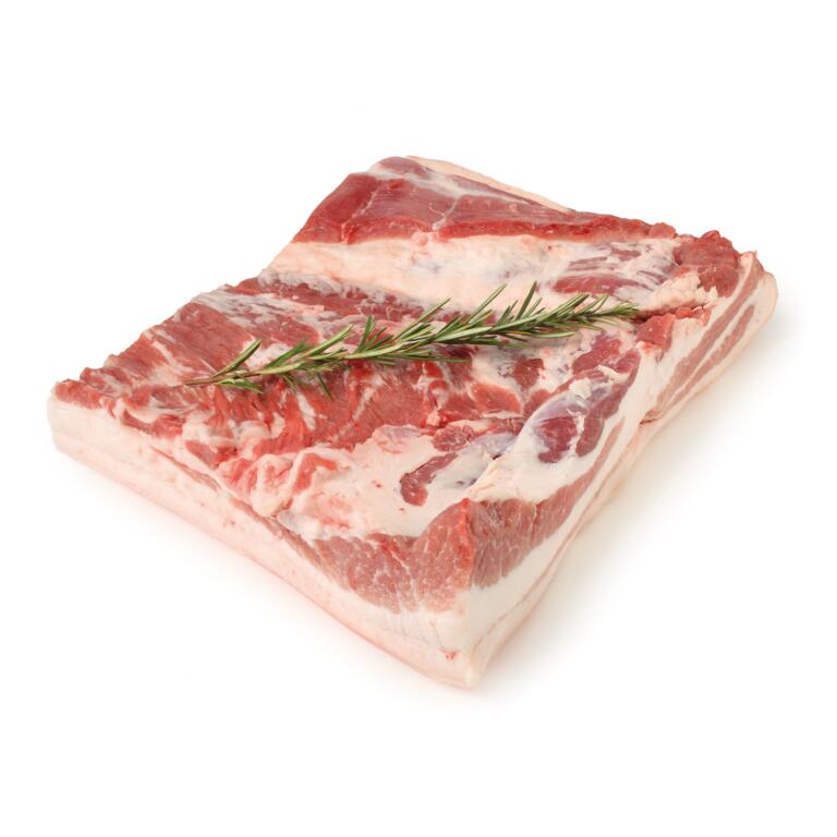 Pancetta di suino intero banco e sottovuoto