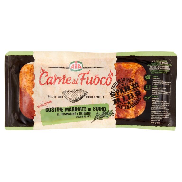 Costine di suino Carne al Fuoco Aia 600g