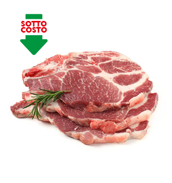 Braciole di coppa con osso - banco servito