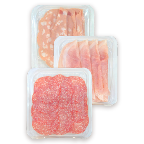 Affettati Mortadella-Prosciutto cotto-Salame MI