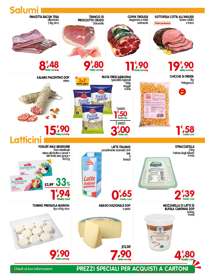 salumi latticini