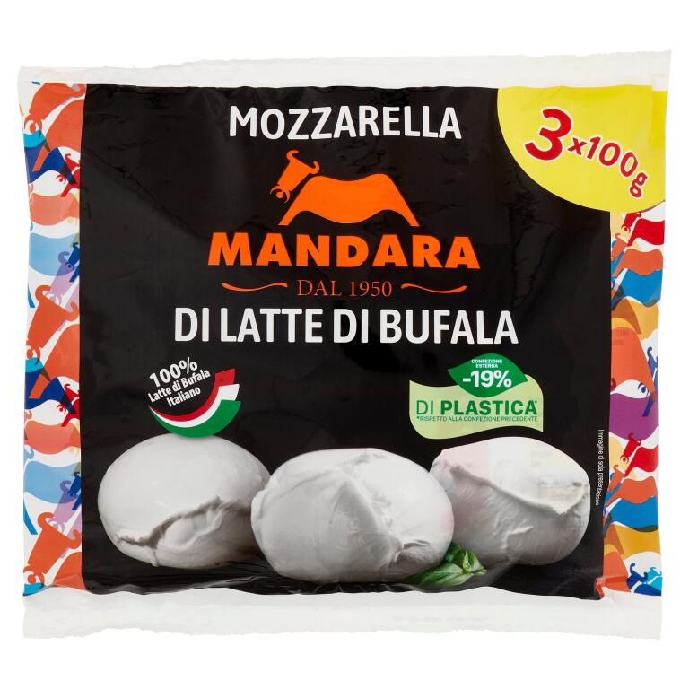 Mozzarella di latte di Bufala 3x100g