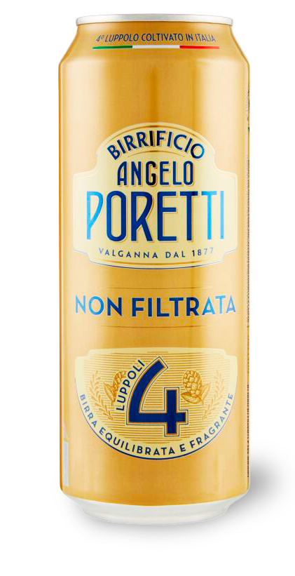 Birra 4 Luppoli Non Filtrata 50cl Angelo Poretti