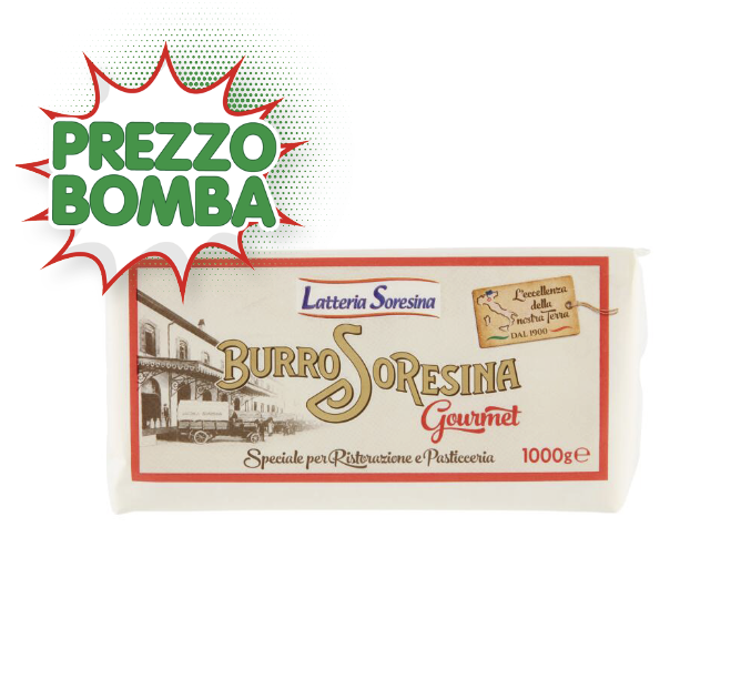 Burro gourmet 1kg Soresina