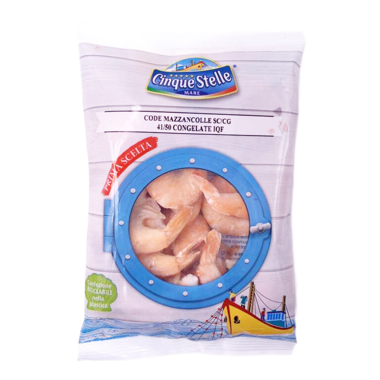 Code di mazzancolle tropicali 41-50 220g *