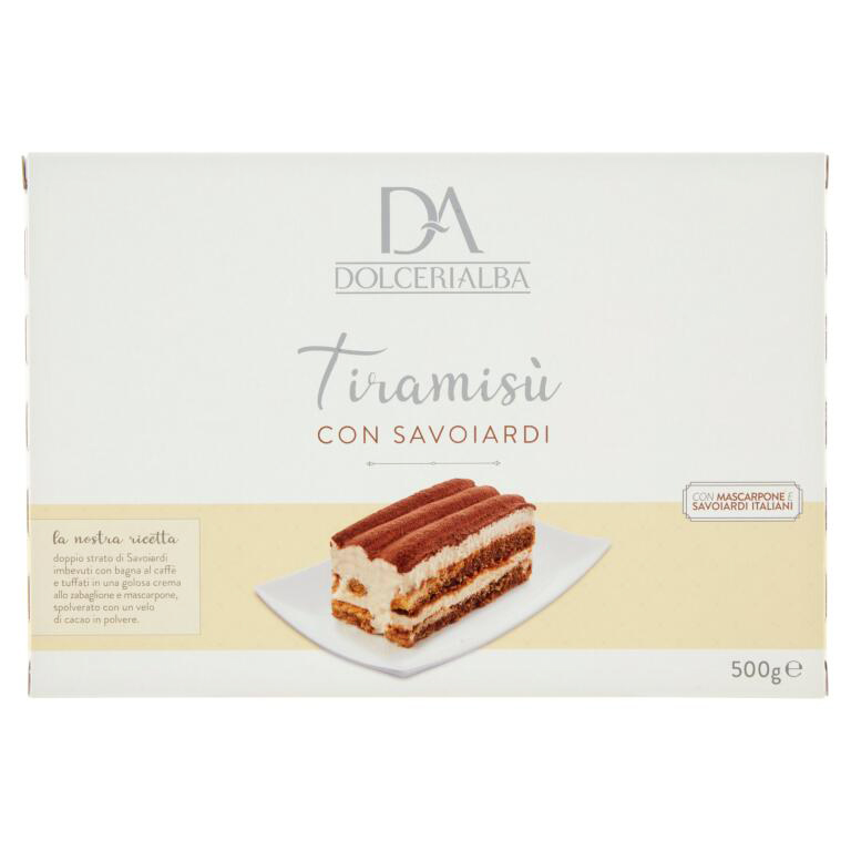 Tiramisu con savoiardi 500g Dolceria Alba *