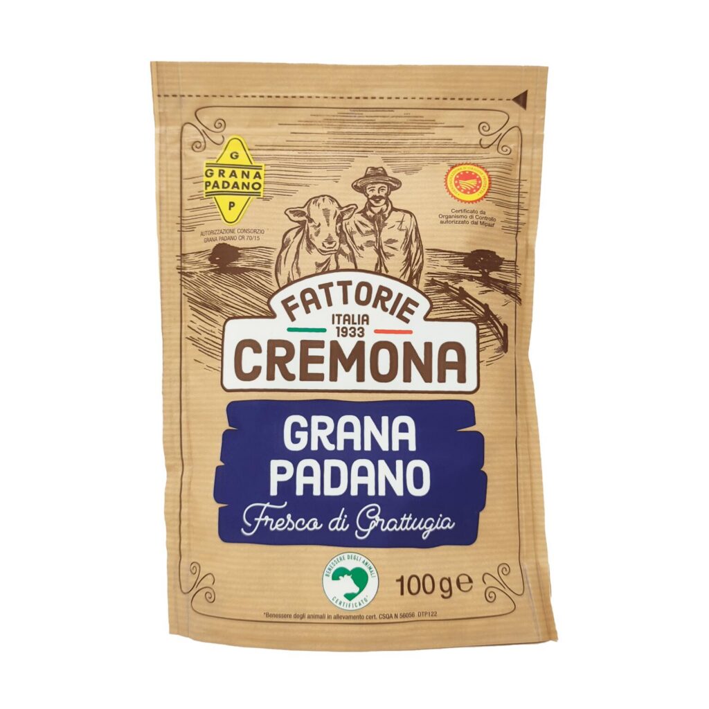 Grana Padano DOP grattugiato 100g Fattorie Cremona