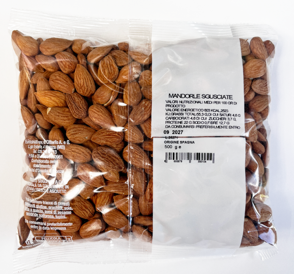 Mandorle sgusciate 500g