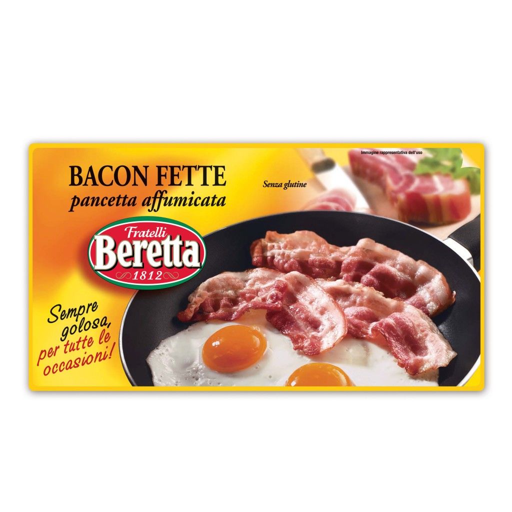 Bacon fette pancetta affumicata 100g Fratelli Beretta D’Ambros
