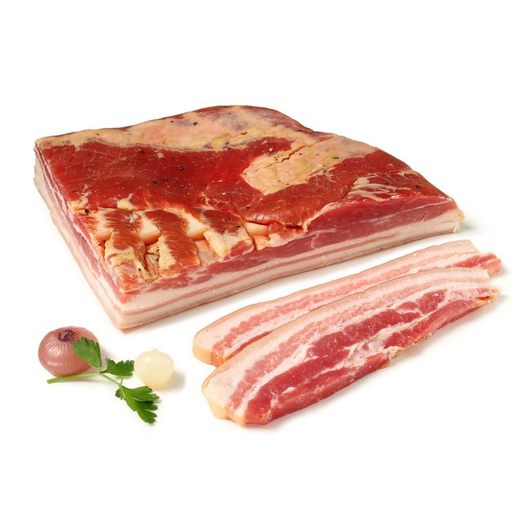 Pancetta tesa affumicata s/v Prazzoli D’Ambros Ipermercato