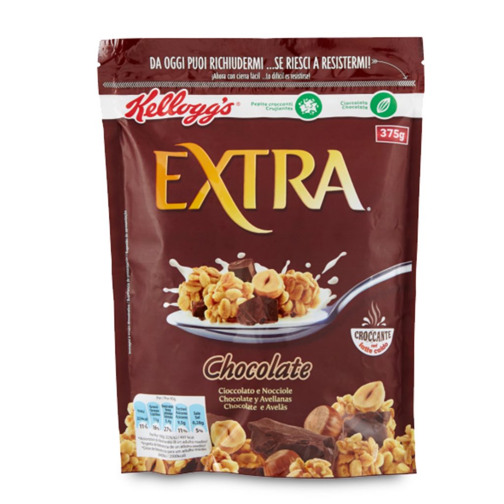 Cereali extra cioccolato e nocciola 375g Kellogg's D’Ambros Ipermercato