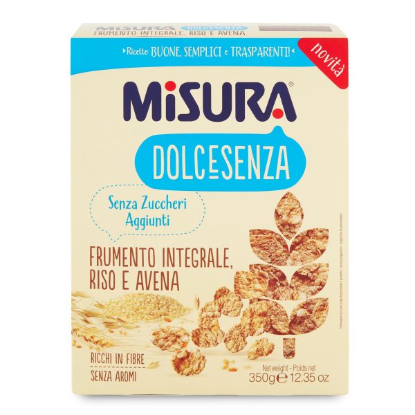 Cereali dolcezenza fiocchi integrali riso e avena 350g Misura D