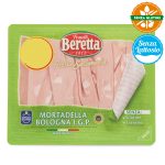 Mortadella alta qualità 120g La fresca salumeria Fratelli Beretta senza glutine e senza lattosio