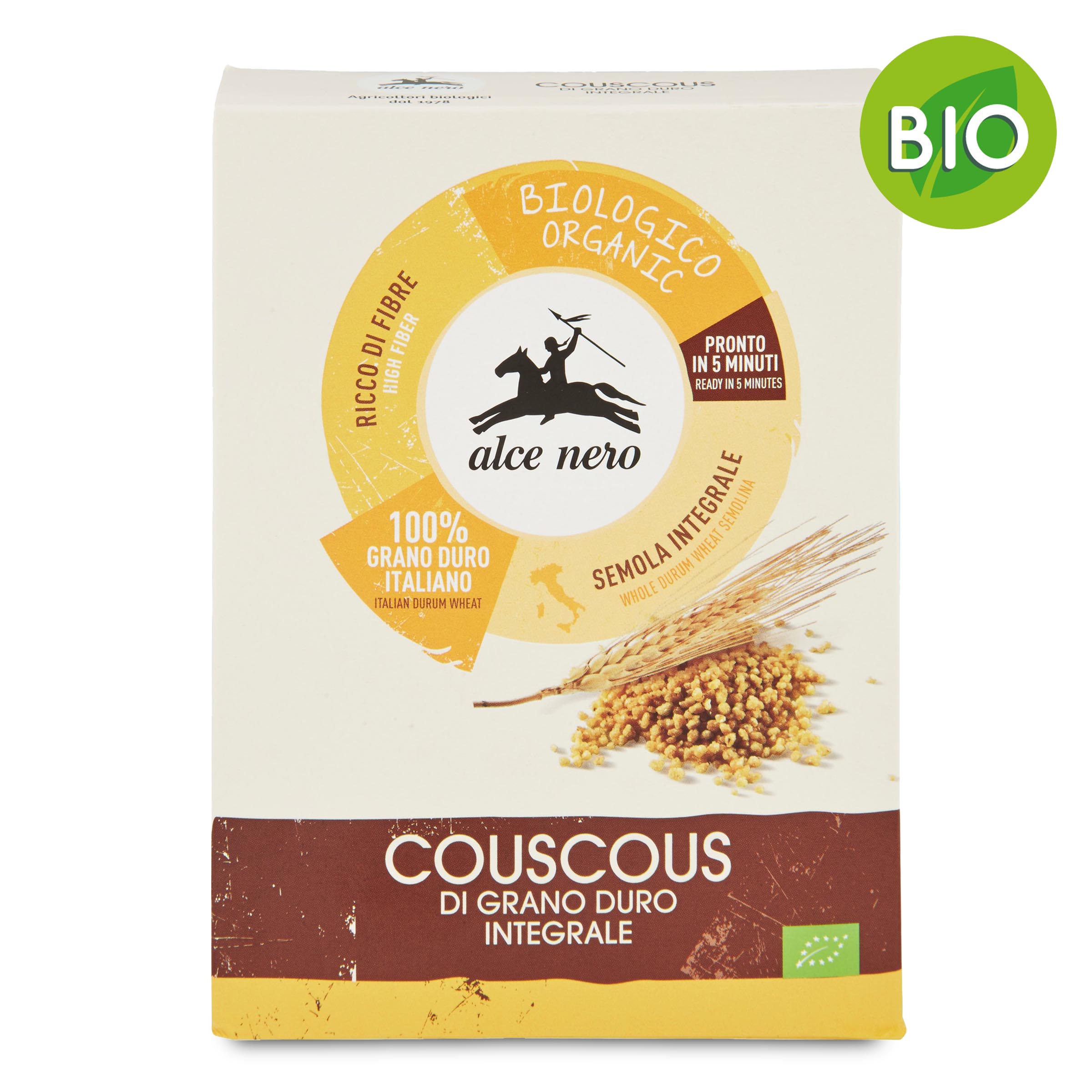 Cous Cous integrale BIO 500g Alce Nero D’Ambros Ipermercato