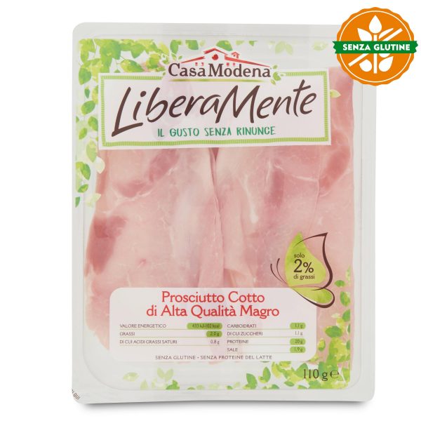 Prosciutto cotto di alta qualità Liberamente affettata senza glutine