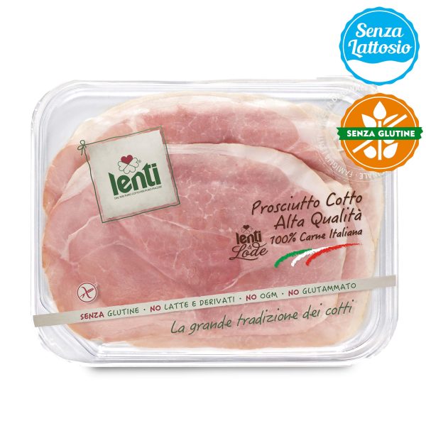 Prosciutto cotto alta qualità italiano 120g Lenti&Lode D’Ambros