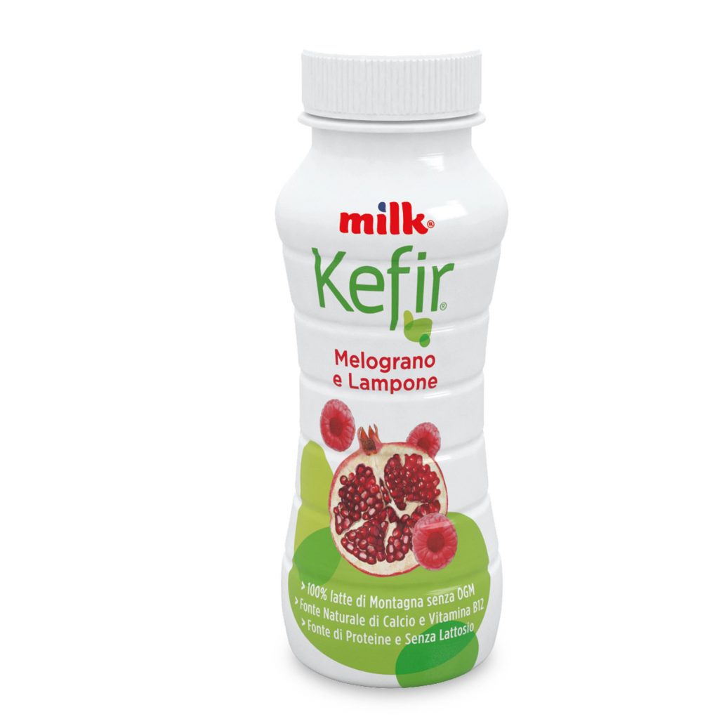 Yogurt kefir da bere 200g melograno e lampone Milk D’Ambros Ipermercato