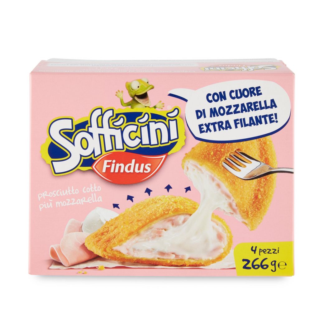 Sofficini prosciutto e mozzarella 4 pezzi 266g Findus D’Ambros