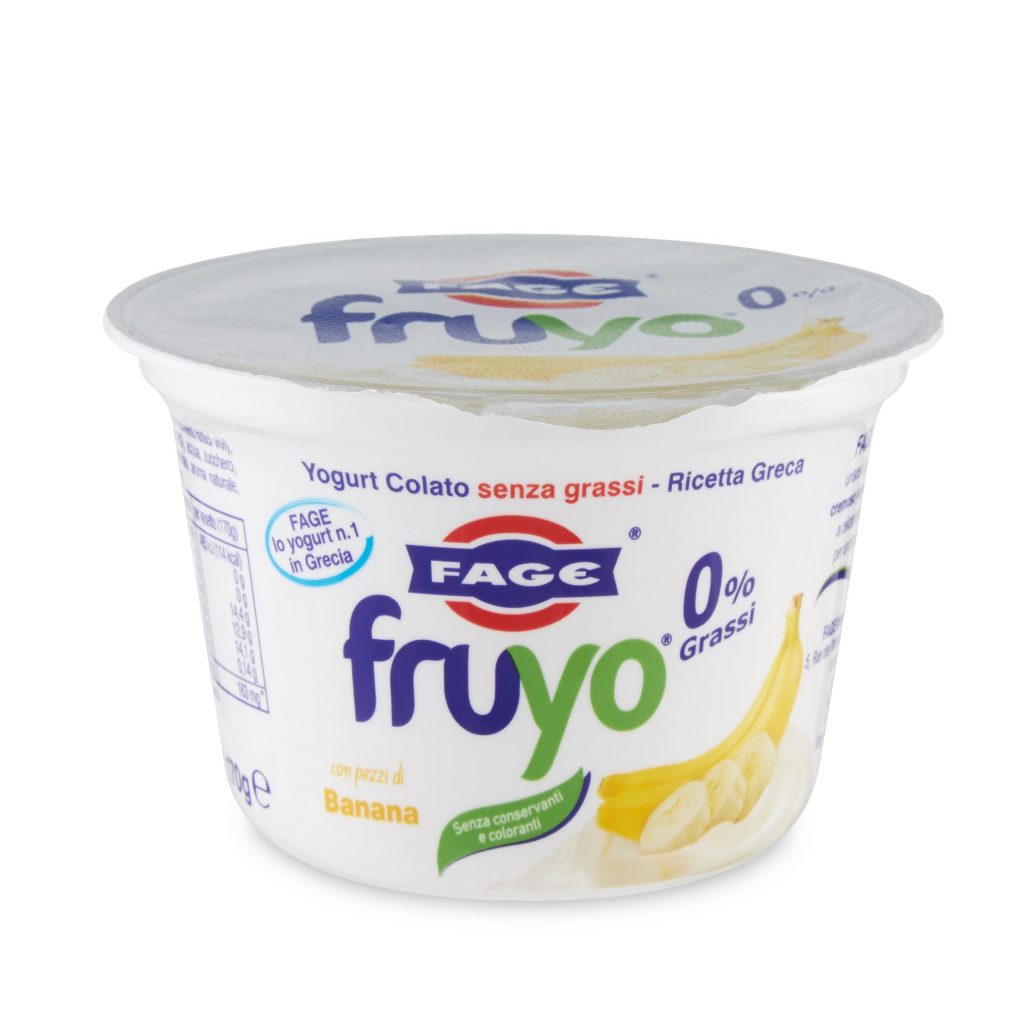 Yogurt intero greco Fruyo banana 170g Fage D’Ambros Ipermercato