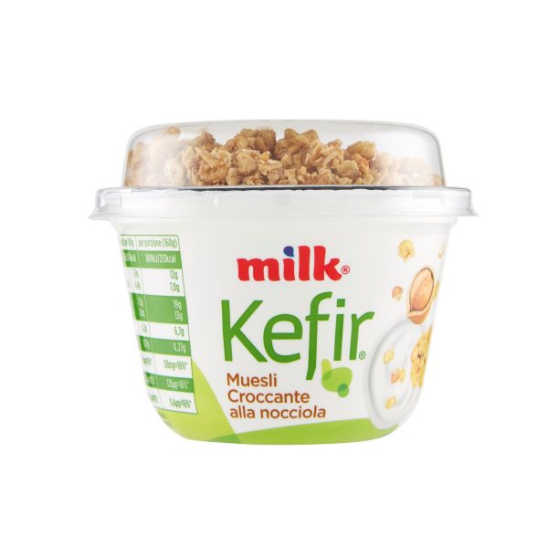 Yogurt kefir mix croccante alla nocciola 160g Milk D’Ambros Ipermercato