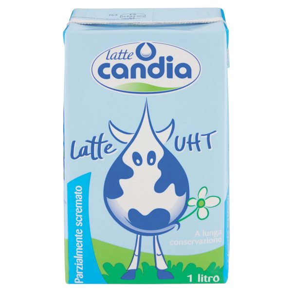 Latte parzialmente scremato uht 1 litro Candia D’Ambros