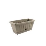 Fioriera natura con sottovaso 40cm cappuccino