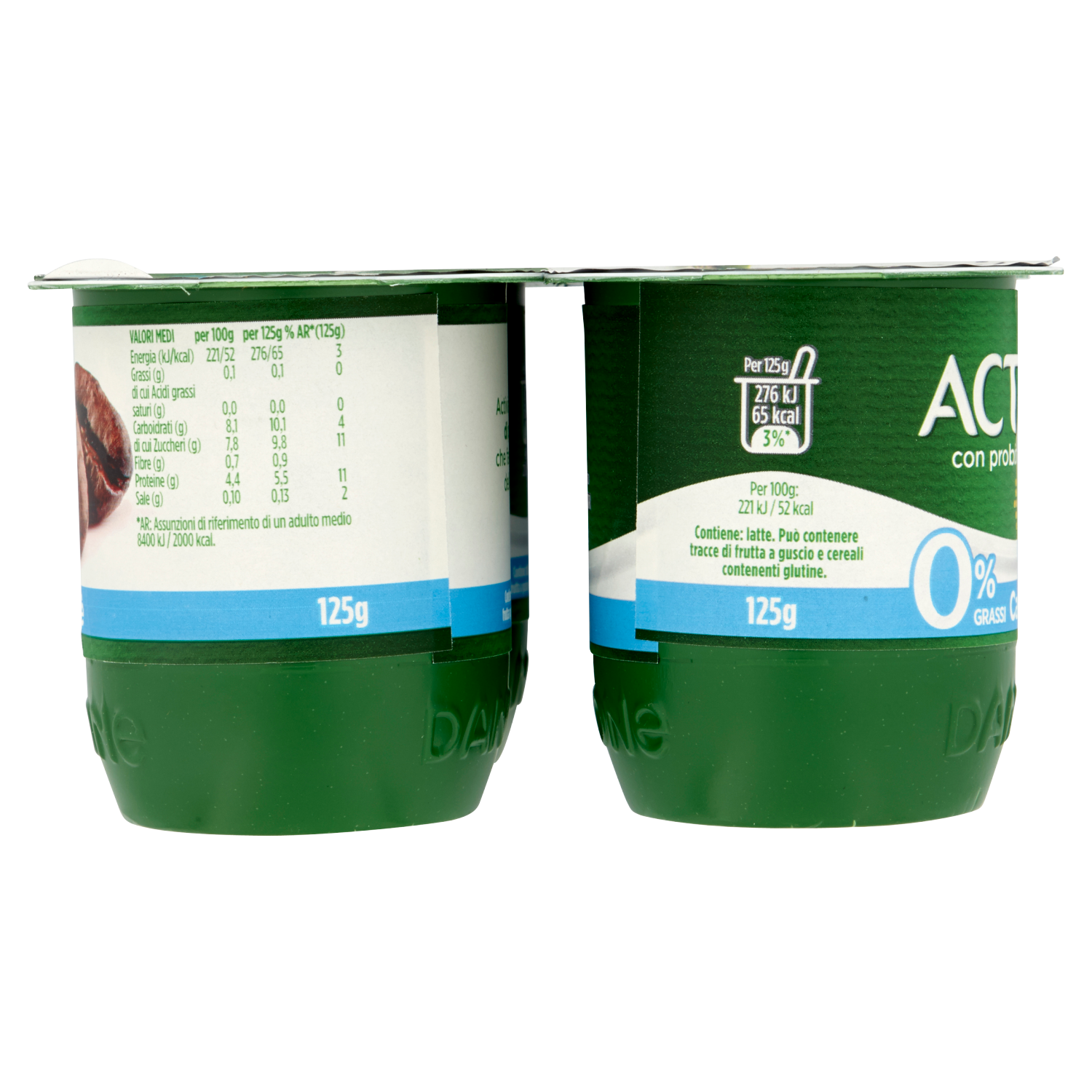 Yogurt Activia zero grassi caffè 4x125g Danone D’Ambros Ipermercato