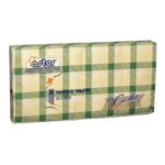 Tovaglioli di carta scozzesi verdi 100x100 30pezziAstor