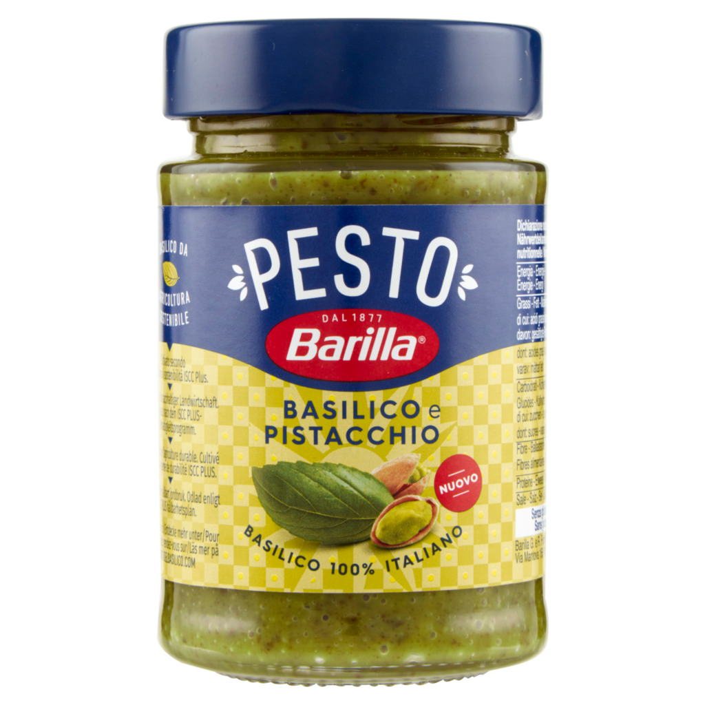 Pesto basilico e pistacchio 190g Barilla D’Ambros Ipermercato