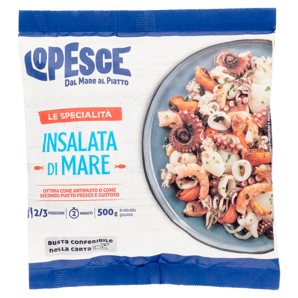 Insalata di mare congelata 500g Xilo D’Ambros Ipermercato