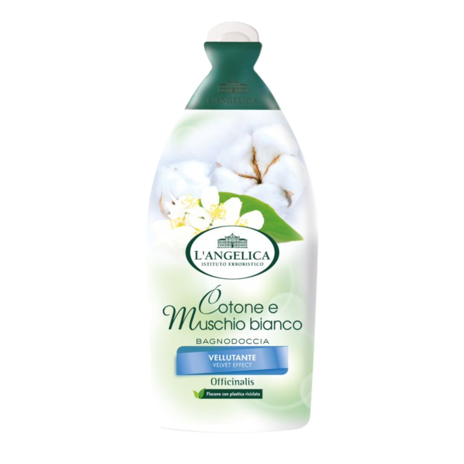 Bagnoschiuma cotone/muschio 500ml L'Angelica