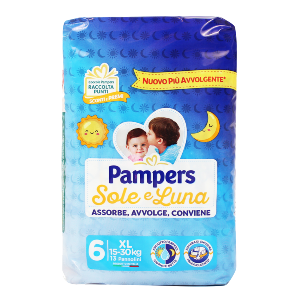 Pampers sole&Luna Xl x13pz D’Ambros Ipermercato