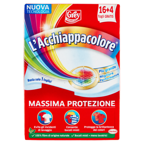 Acchiappacolore 16 fogli + 4 gratis Grey