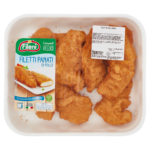 Filetti di pollo panati kg.1