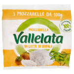 Mozzarella di latte di bufala 3x100g Vallelata