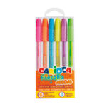 6 penne Fiorella neon Carioca