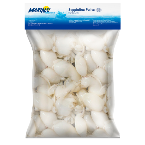 Seppioline pulite congelate 400g Marinai