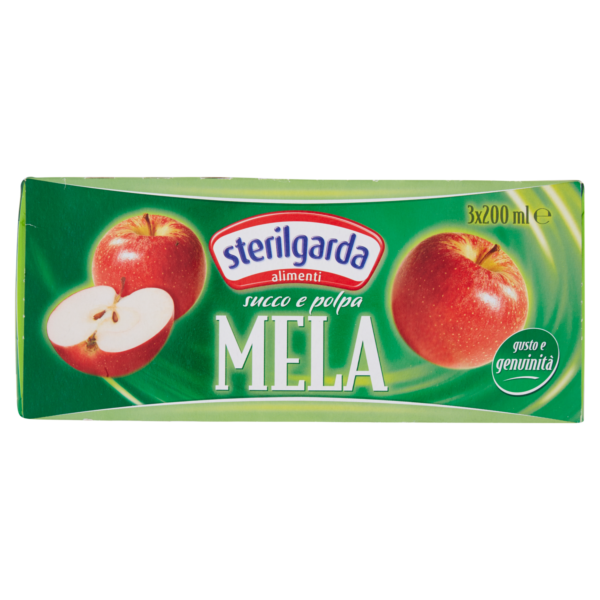 Succo e polpa mela 3x200ml Sterilgarda