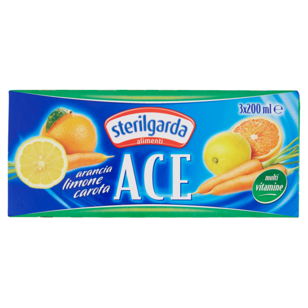 Succo e polpa ace 3x200ml Sterilgarda