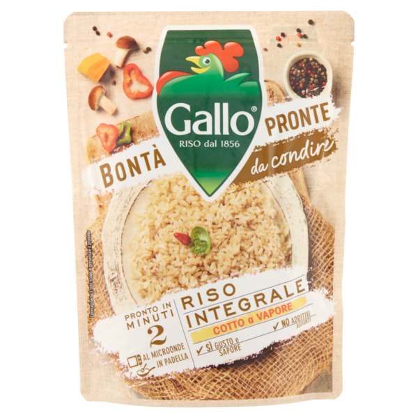 Riso Gallo integrale da 250g Bontà Pronte