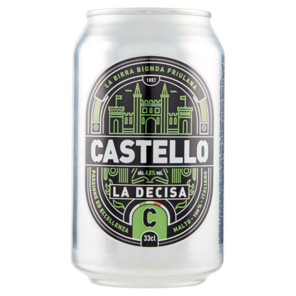 Birra Castello "La Decisa" 33cl lattina