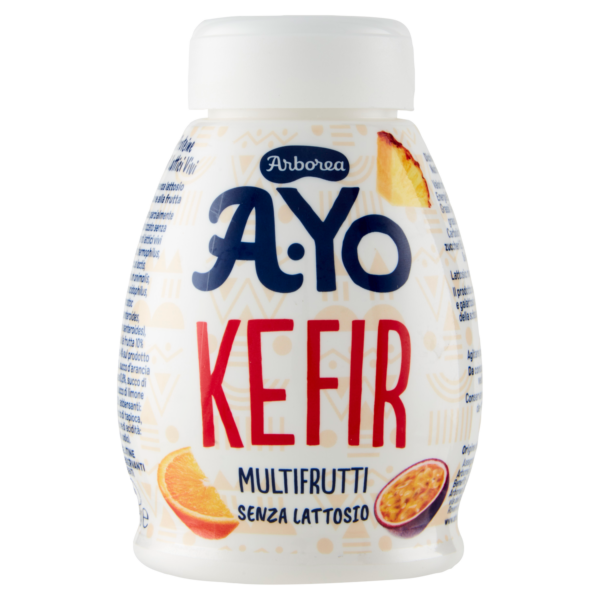 Kefir da bere multifrutti 200g senza lattosio A-YoArborea